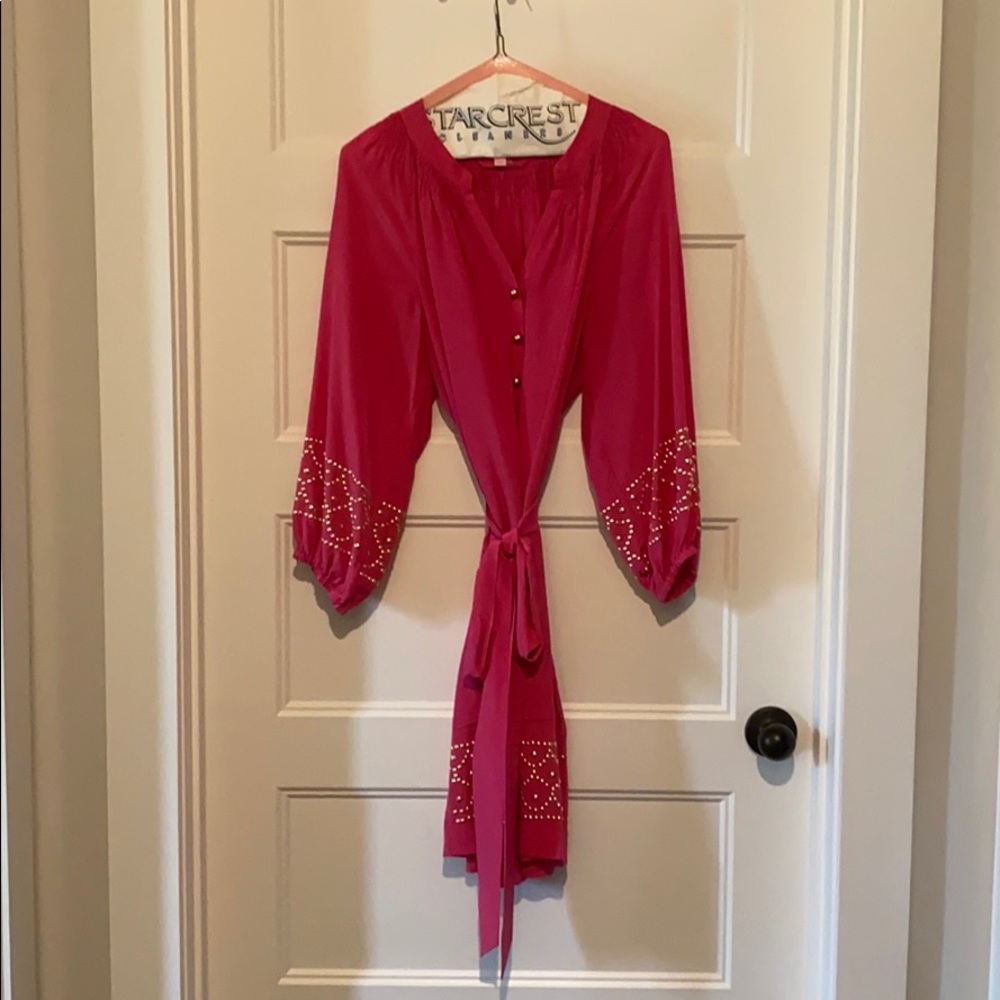 Lilly Pulitzer Silk tie waist dress